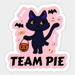 Team Pie Pumpkin Pie Thanksgiving Halloween Sticker